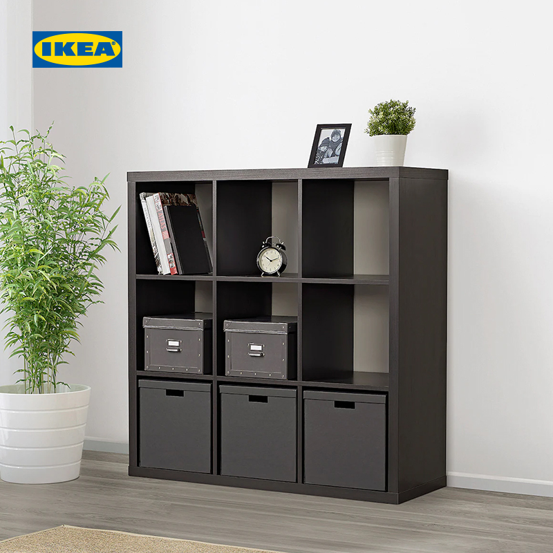 IKEA宜家KALLAX卡莱克开放储物柜书柜展示柜收纳架可搭配抽屉门板