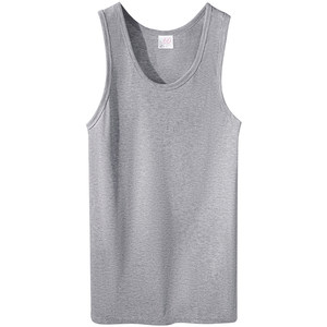 
Langsha Vest Men's Pure Cotton 2026 New Tight Threaded Fitness Hurdle Sports Vest Cotton Bottoming Shirt