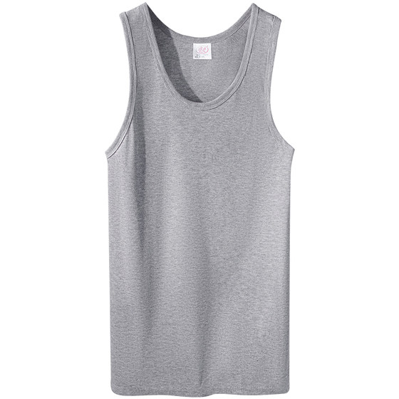 
Langsha Vest Men's Pure Cotton 2026 New Tight Threaded Fitness Hurdle Sports Vest Cotton Bottoming Shirt