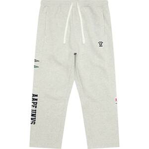 
Aape flagship men's autumn and winter ape emblem letter embroidered side buckle thin velvet trousers and sweatpants A657XAN