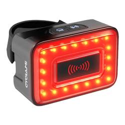 Friendly bicycle radar sensor tail light brake sensor