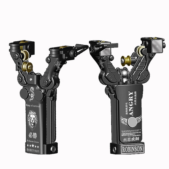 
Furious Robinson Crusoe Arrow Bow Slingshot Outdoor Sports Men's Gift Collection Self-Driving Travel Artifact Fitness Security Police