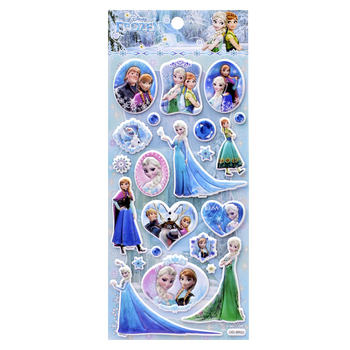Bingxuezi three -dimensional 3D bubble sticker genuine thickened
