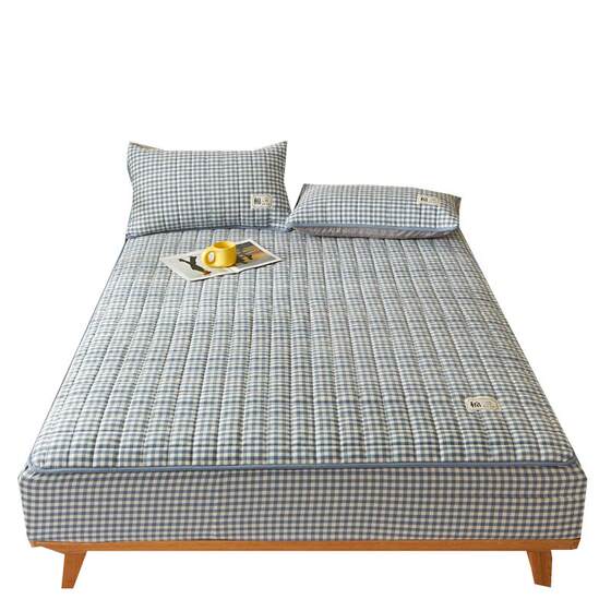 Jieliya whole cotton pure cotton bed, a single piece of thick mattress protective cover bed cover anti -slip dust cover bed cover bed cover