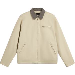 
Li Ning Barn style jacket women's spring top American retro sports short workwear Harrington executive jacket for men