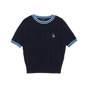
MLB official women's comfortable short college style short-sleeved knitted pullover 26 spring new style KPV10/KPV11