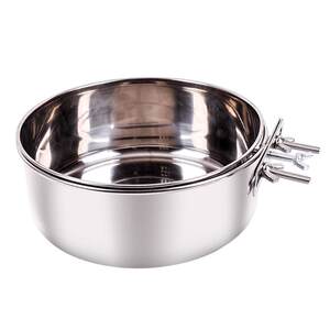 
Dog food bowl dog bowl dog basin hanging cat bowl large stainless steel anti-smash dog rice bowl large dog pet supplies