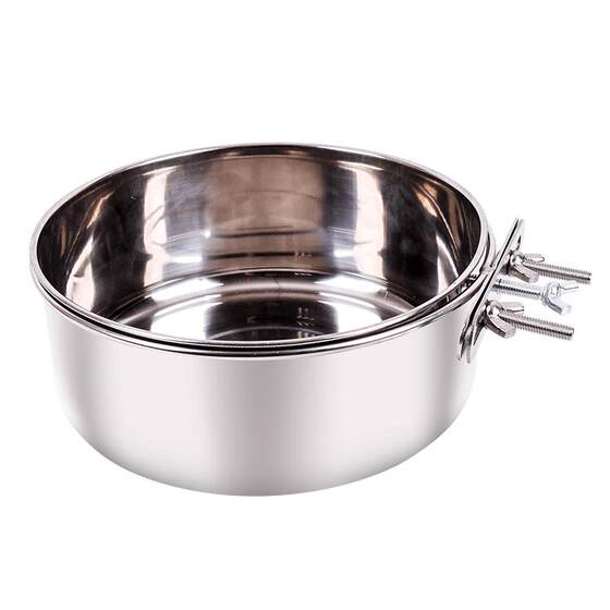 
Dog food bowl dog bowl dog basin hanging cat bowl large stainless steel anti-smash dog rice bowl large dog pet supplies