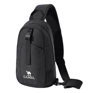 Camel outdoor sports shoulder bag men and women crossbody bag gym bag casual shoulder bag cycling bag backpack breast bag small bag
