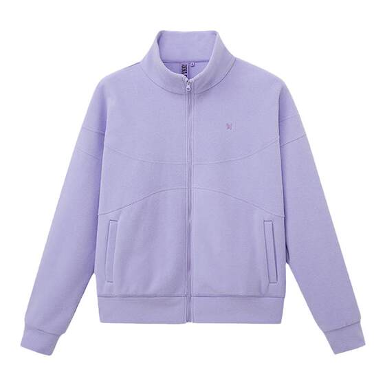 
ANNA SUI Anna Sui sports multi-series spliced polar fleece jacket zipper top for women