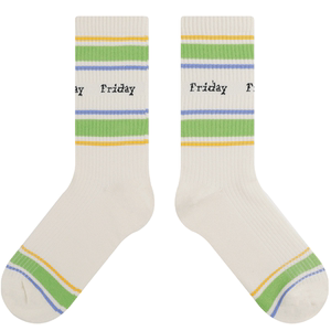 Ynwx pantye socks 2023 Female spring and autumn new shark pants with socks of socks week socks simple mid tube cotton socks
