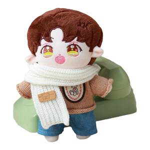 
Twenty cm doll clothes 20 cm cotton doll clothes Bear puppy plush doll sweater scarf hat