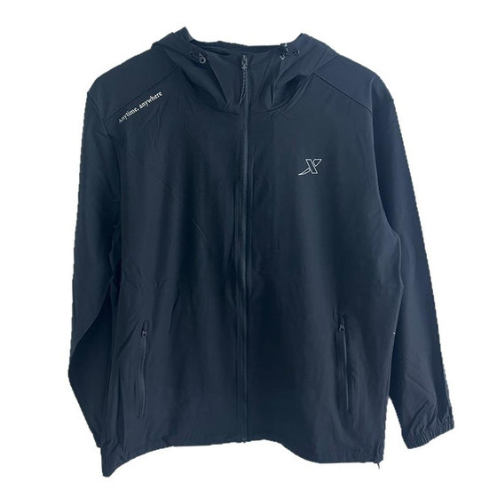 Xtep men's thin coat 2025 summer new sports woven single windbreaker top 975229140547
