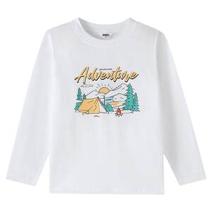 
[Cotton quick-drying T] Annai children's clothing boys' round neck long-sleeved T-shirt 2026 spring new sports casual breathable