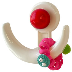 Bathroom Hair Tie Dopamine Suction Cup Hook
