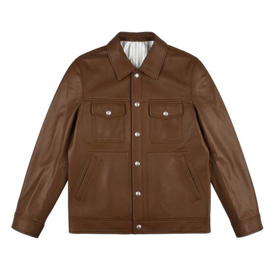 
[Sheep Leather] Raidy Boer/Raidy Boer 2026 Spring Men's Casual Leather Jacket Jacket 2703
