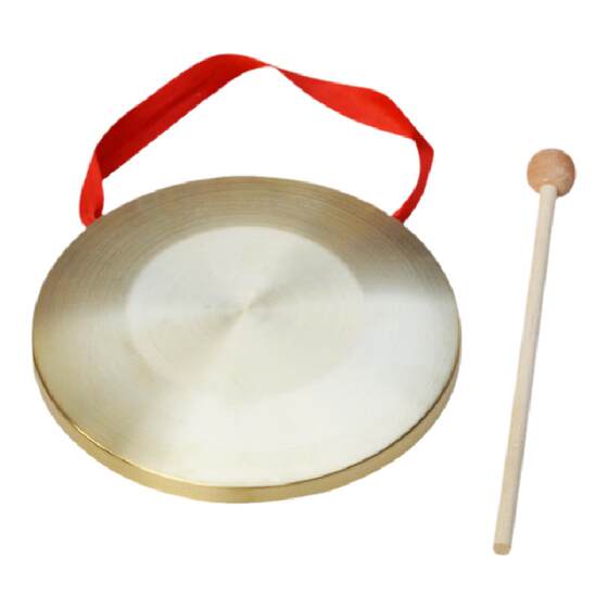 
Gonggong Drum Cymbals and Cymbals Props Children Orff Percussion Instruments Catch Zhou Baby One Year Three Sentences Half Small Gong Cymbals