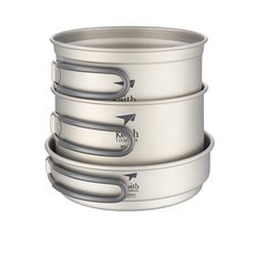 Kaisi Titanium Pot Pure Titanium Pot Set 2-4 People Light Cooking Tool