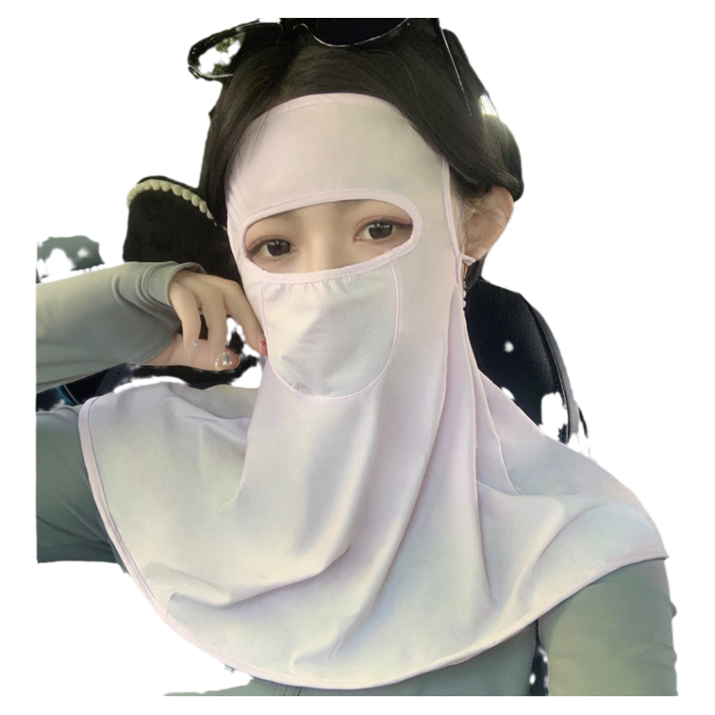 遮全脸防晒面罩女防紫外线夏骑行脸基尼护颈脸罩冰丝开车遮阳口罩-Taobao Malaysia