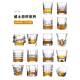 lead-free wine whiskey glass home beer glass cup set europea