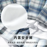 Летний комплект, детская рубашка, юбка в складку, летняя одежда, в западном стиле