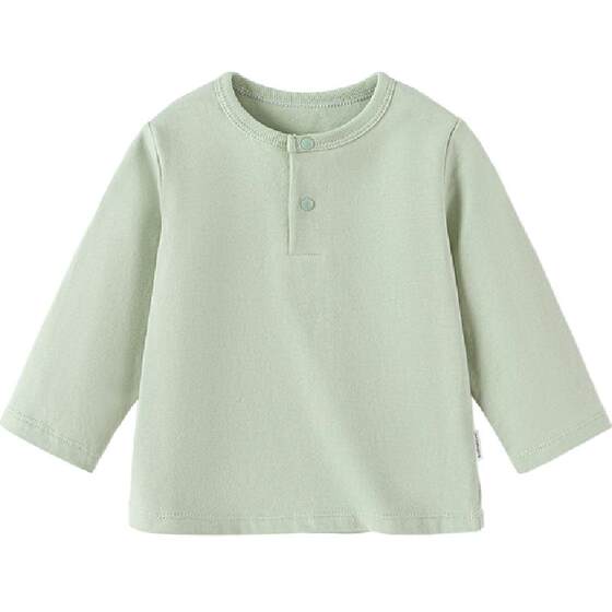 
babylove baby T-shirt spring and autumn pure cotton long-sleeved tops for men and women versatile base shirt underwear autumn clothes