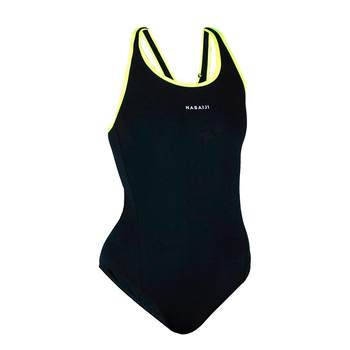 Decathlon swimsuit women's racing professional one-piece triangle small chloride shield new flesh-covering competitive swimsuit IVL2