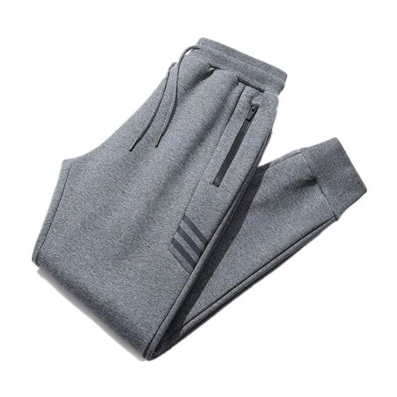 
Work clothes for work in autumn and winter, loose large size plus velvet warm sweatpants for men, wear-resistant and dirt-resistant sports casual labor protection pants