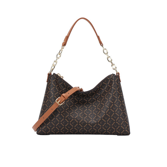 SATCHI/SATCHI Presbyterian Hobo Bag Women's New Large Capacity Armpit Bag Commuter Single Shoulder Crossbody Bag Tote Bag