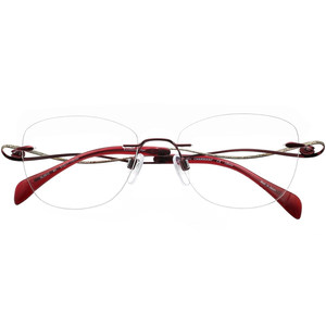 CHARMANT Xia Meng glasses line titanium frameless temperament pure titanium ultra -light glasses frame Women's myopia can match 2913
