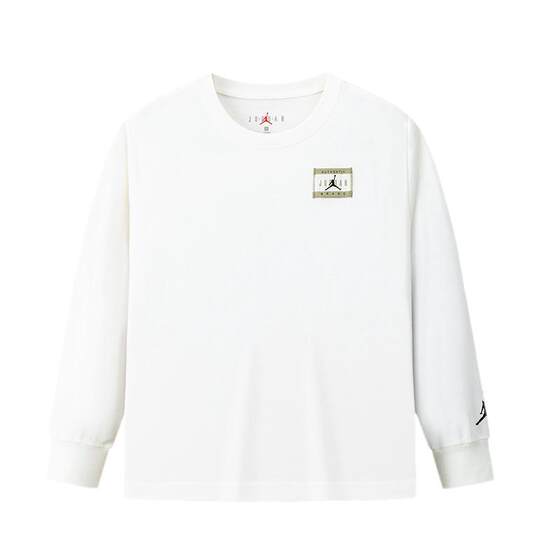 
Jordan children's clothing children's long-sleeved T-shirt boys' loose sports tops trendy 2026 new spring clothing JD2612278