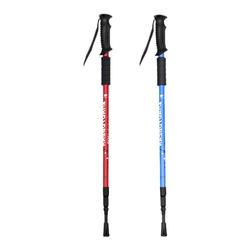 Nipson Outdoor Children's Hiking Stick Ultra-light Aluminum Alloy Men And Women Hiking Multi-functional Carbon-free Telescopic Crutches