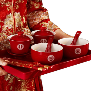 
Toast tea cups to get married and change the toast tea cup set wedding bowls for wedding bowls for parents’ dowry supplies red bowls and chopsticks