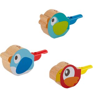 
[Self-operated] German Hape Bird Whistle Blowing Toys Children's Intelligence Baby Infant and Toddler Wooden Musical Instrument