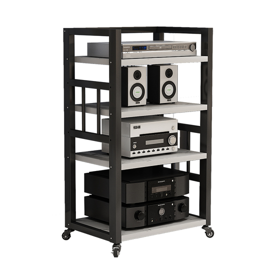 オーディオ機器ラック - 多層CDキャビネット＆スピーカースタンド