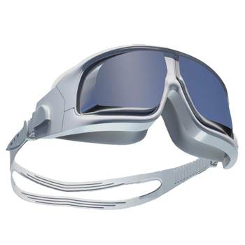 Suze swimming goggles myopia anti-fog electroplated large frame waterproof