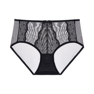 
Yiqian [Muxia Ballet] Lace Panties Women's Summer Thin Sexy Breathable Red Large Size Mid-waist Boxer Briefs