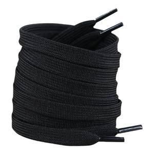 Black laces flat leather shoe lace men's extended sneakers basketball shoes canvas, canvas, shelter shelter shoe laces women's models
