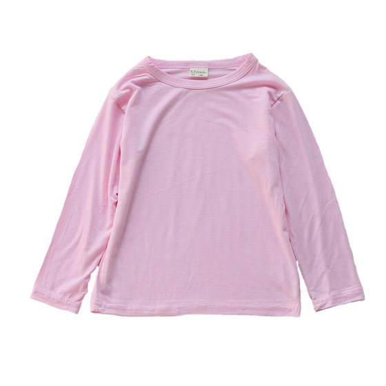 
Children's modal long-sleeved sunscreen T-shirt for boys and girls spring and summer base shirt autumn clothes baby thin pajamas home clothes