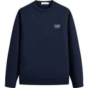 
Navigare Italian small sailing casual velvet long-sleeved sweatshirt men's autumn and winter new round neck pullover T-shirt