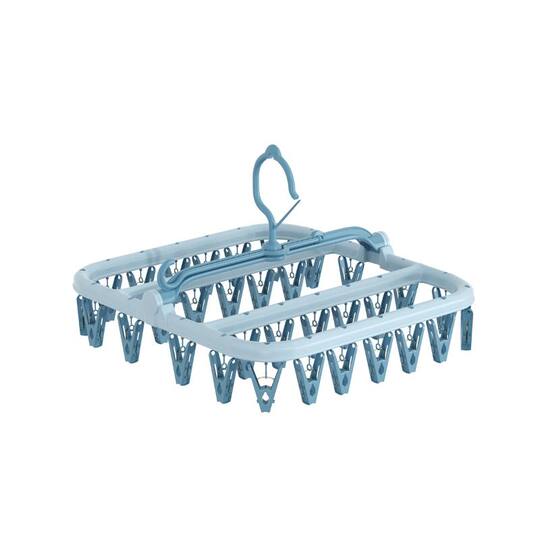 Clothes Drying Rack with Multiple Clips: Drying Socks on the Balcony ...