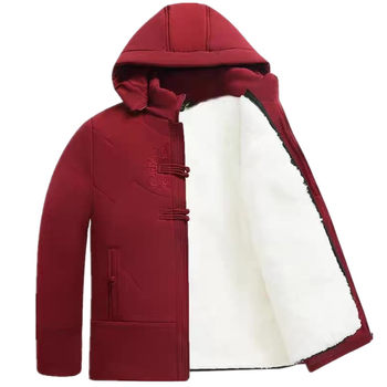 
Sheepskin wool padded jacket for women in winter with thickened fur