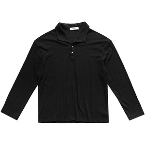 
Japanese retro texture solid color long-sleeved T-shirt for men 2026 spring new fashion brand loose lapel old money style jacket