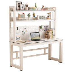 Desk bookshelf adjustable home computer desk simple