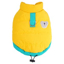 New autumn and winter fun style dog clothes with leash buckle