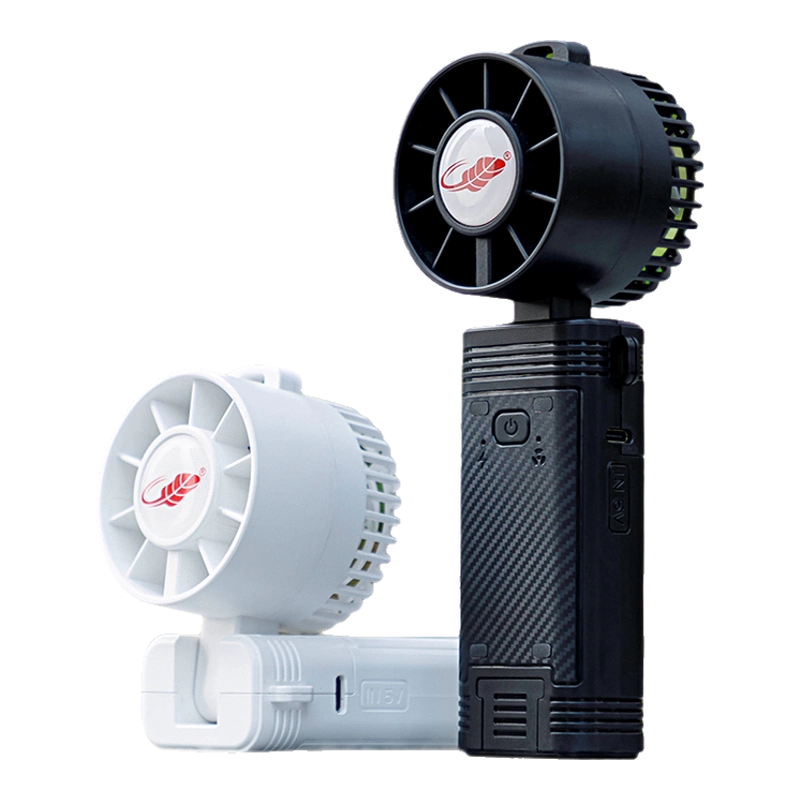 共田F30B户外手持挂脖风扇便携式迷你吹风扇USB充电