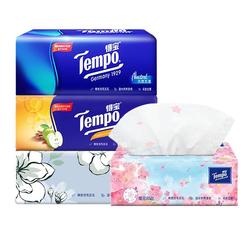 Tempo Depot Tissue Paper Mixed Fragrance Facial Tissue Large Size Cherry Blossom Jasmine 4-layer Hand Towel Depot Napkin
