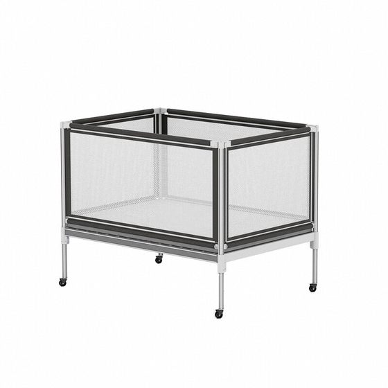 
Uncle Wang spliced ​​bed four-sided guardrail children's bed baby game wide edge bed baby anti-fall art iron art