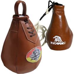 Genuine leather microfiber leather dodge divesting boxing small sandbag