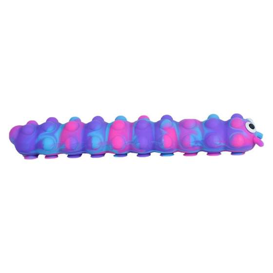 
Kind of children's toy pinching and decompressing caterpillar baby's hand can chew sucker pendant educational inflatable